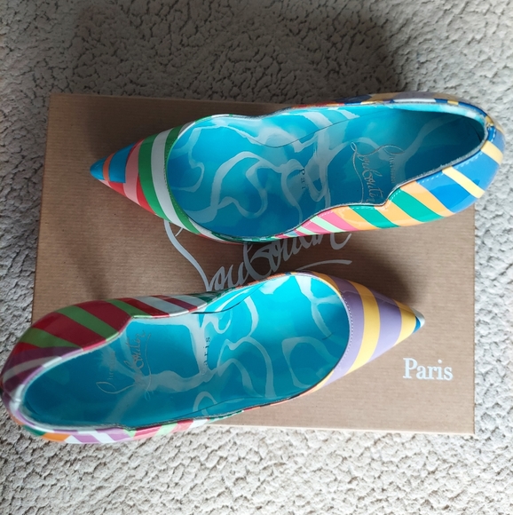 NIB Christian Louboutin Grand Bain Heels - Picture 11 of 11